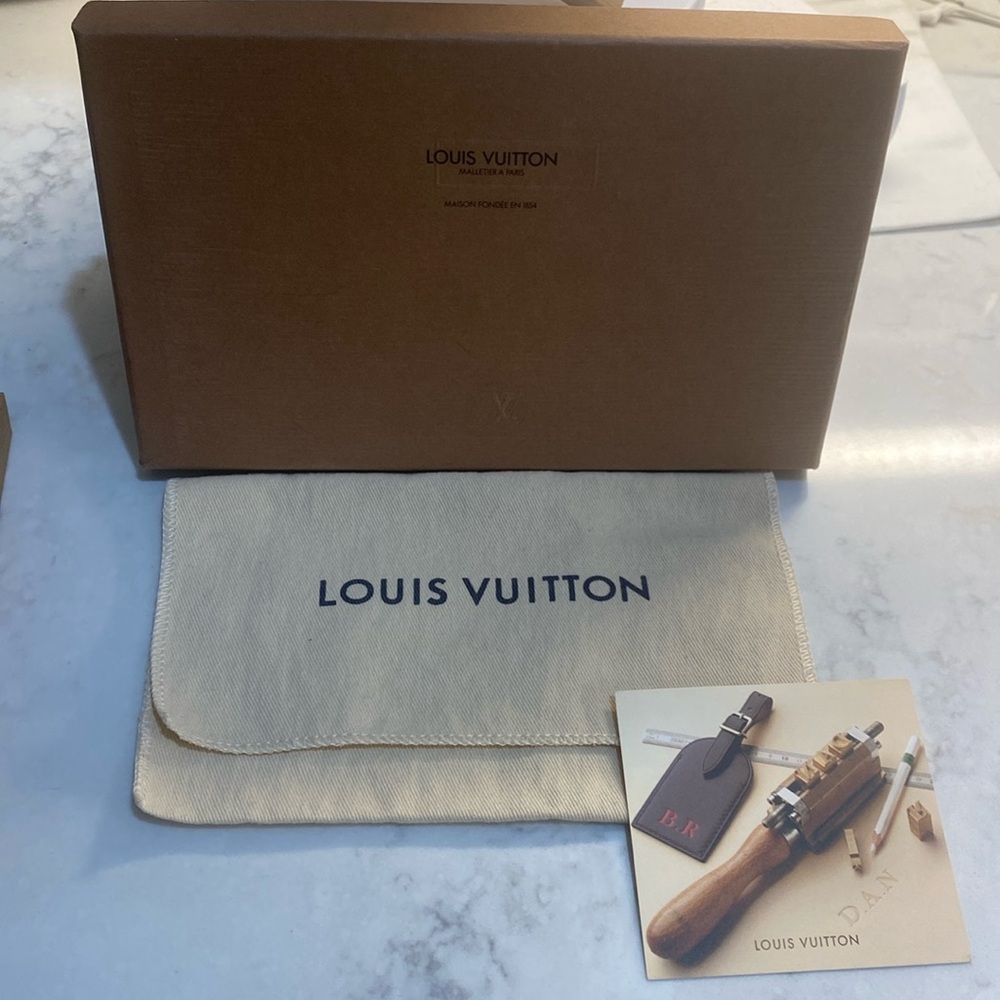 Authentic Louis Vuitton Box and Dust Bag and a Card For‎ Jewelry or Small Item
